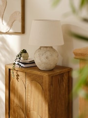 Grey Avebury Rechargeable Table Lamp - Image 2 of 9