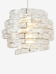 Clear Monaco Easy Fit Pendant Light Shade - Image 1 of 5
