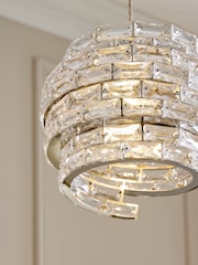 Clear Monaco Easy Fit Pendant Light Shade - Image 4 of 5