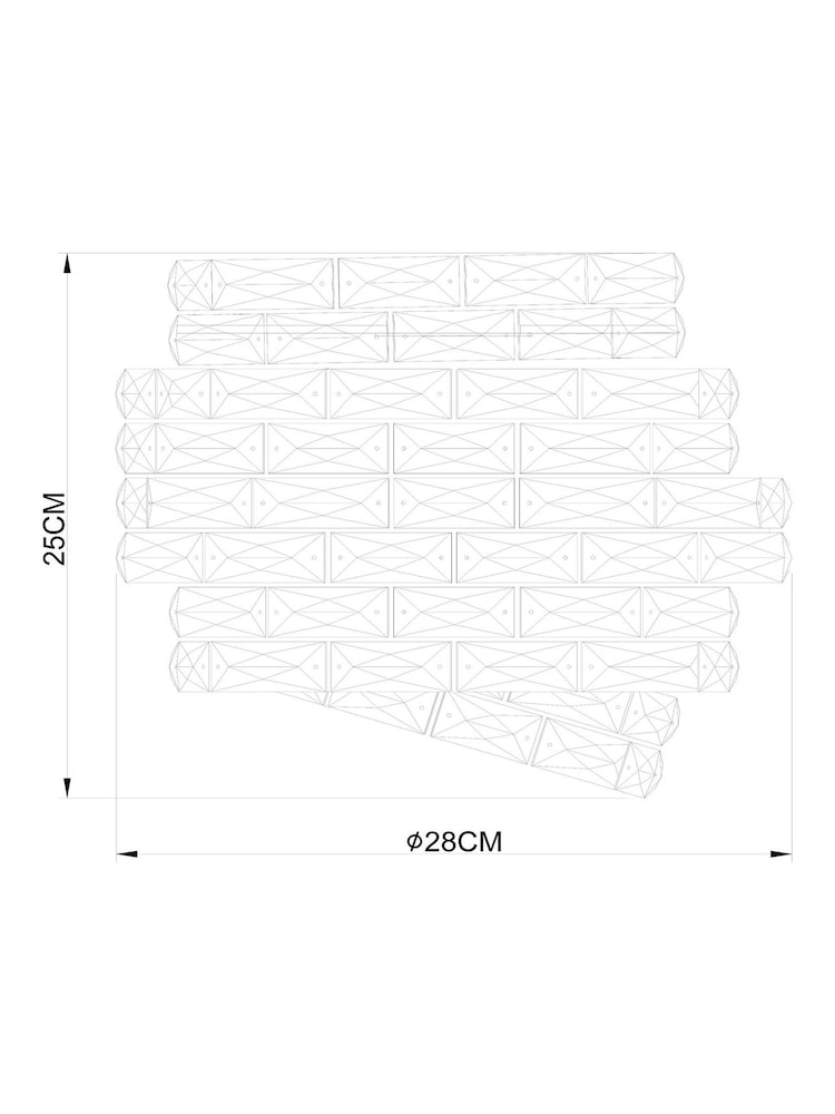 Clear Monaco Easy Fit Pendant Light Shade - Image 5 of 5