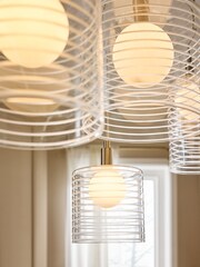 Brass Milan 6 Light Linear Pendant - Image 3 of 6