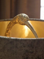 Brass Crane Table Lamp - Image 5 of 5