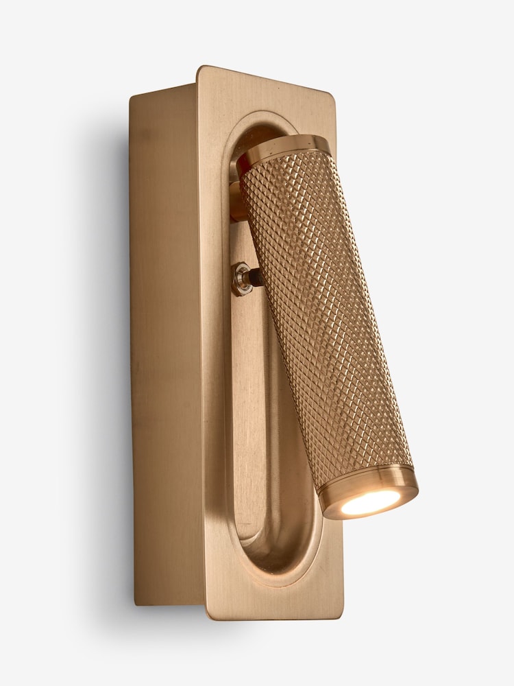 Brass Denver Rechargeable Wall Light - Image 2 of 7