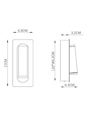 Chrome Denver Rechargeable Wall Light - Image 4 of 5