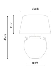Brown Harlow Table Lamp - Image 4 of 5