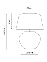 Ivory Newton Table Lamp - Image 4 of 4