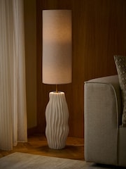 Ivory Halden Floor Lamp - Image 1 of 5