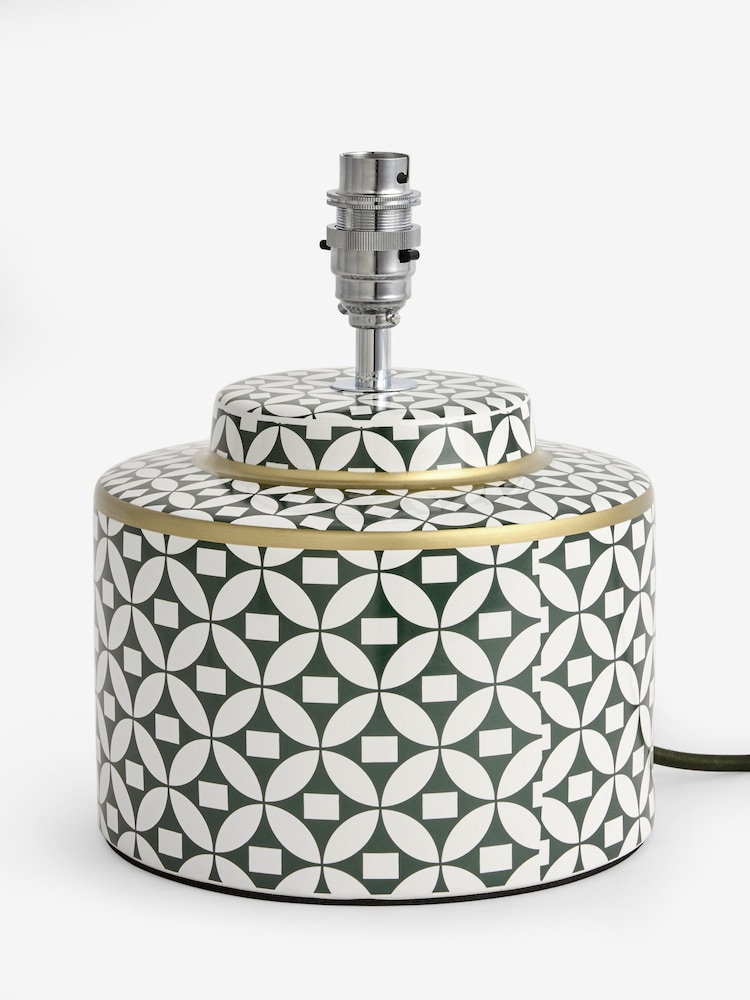 Green Highgrove Table Lamp Base - Image 1 of 6 Green Highgrove Table Lamp Base - Image 1 of 6