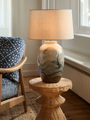 Ivory Clevedon Table Lamp - Image 1 of 5