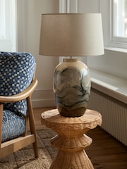Ivory Clevedon Table Lamp - Image 2 of 5