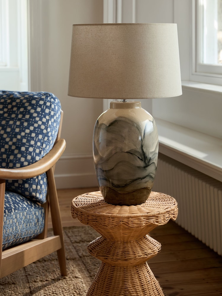 Ivory Clevedon Table Lamp - Image 2 of 5 Ivory Clevedon Table Lamp - Image 2 of 5