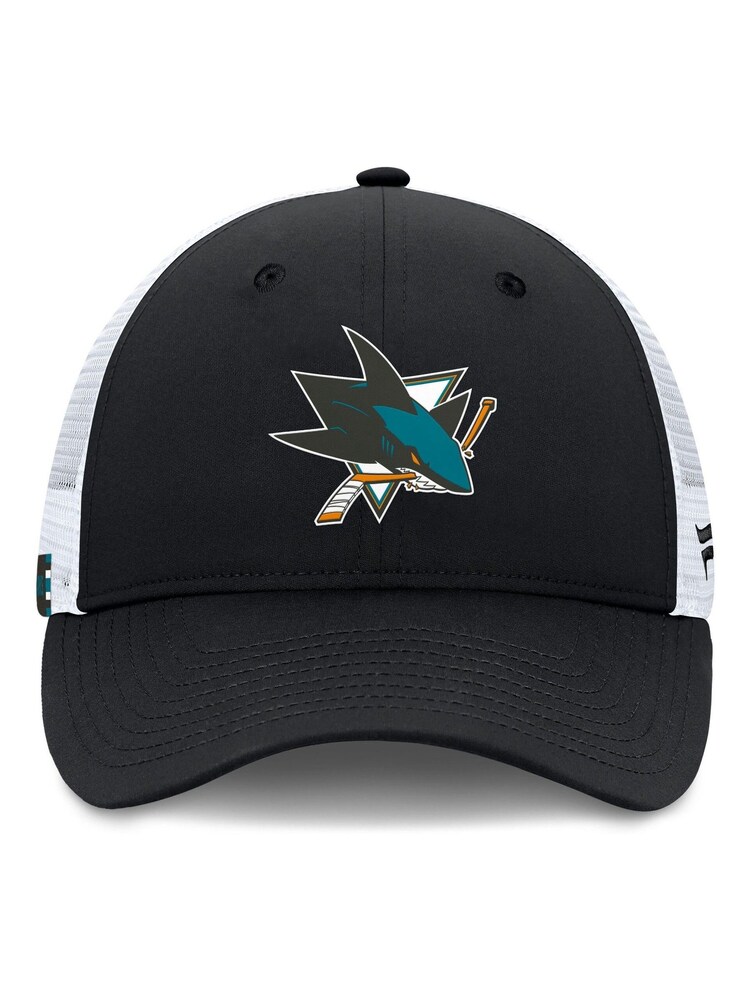 Fanatics NHL San Jose Sharks Authentic Pro Rink Structured Adjustable Snapback Black Hat - Image 3 of 3 Fanatics NHL San Jose Sharks Authentic Pro Rink Structured Adjustable Snapback Black Hat - Image 3 of 3