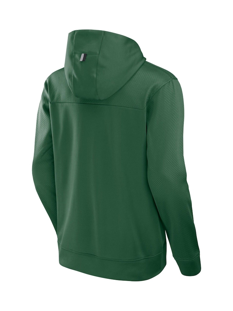 Fanatics Green NFL New York Jets Defender Dot Faded Primary Fleece Hoodie - Image 3 of 3 Fanatics Green NFL New York Jets Defender Dot Faded Primary Fleece Hoodie - Image 3 of 3
