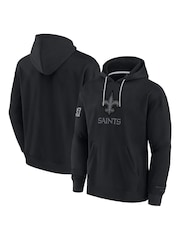 Fanatics NFL New Orleans Saints Elements Fleece Pullover Black Hoodie - Image 1 of 3
