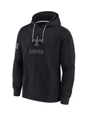 Fanatics NFL New Orleans Saints Elements Fleece Pullover Black Hoodie - Image 2 of 3