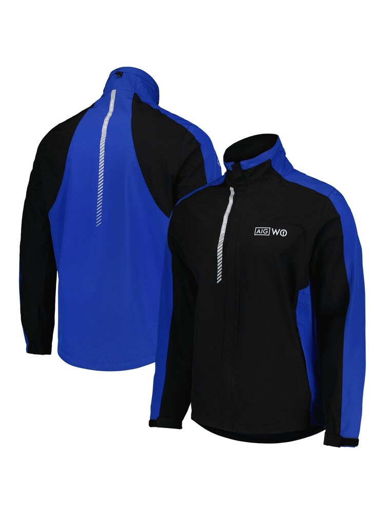 Fanatics Womens Blue AIG Open Abacus Links Rain Jacket - Image 1 of 3 Fanatics Womens Blue AIG Open Abacus Links Rain Jacket - Image 1 of 3