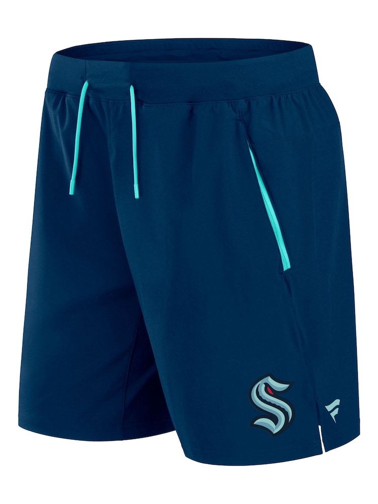 Fanatics Blue NHL Seattle Kraken Authentic Pro Rink Performance Shorts - Image 2 of 3
