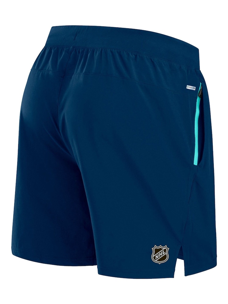 Fanatics Blue NHL Seattle Kraken Authentic Pro Rink Performance Shorts - Image 3 of 3