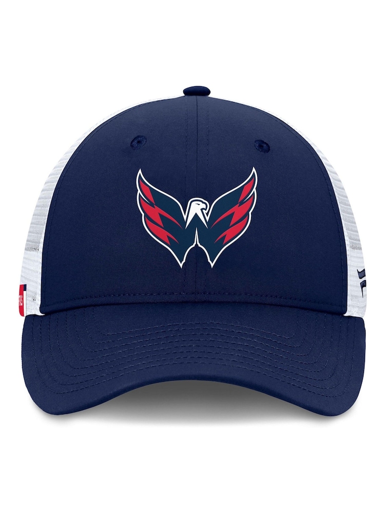Fanatics Blue NHL Washington Capitals Authentic Pro Rink Structured Adjustable Snapback Hat - Image 3 of 3