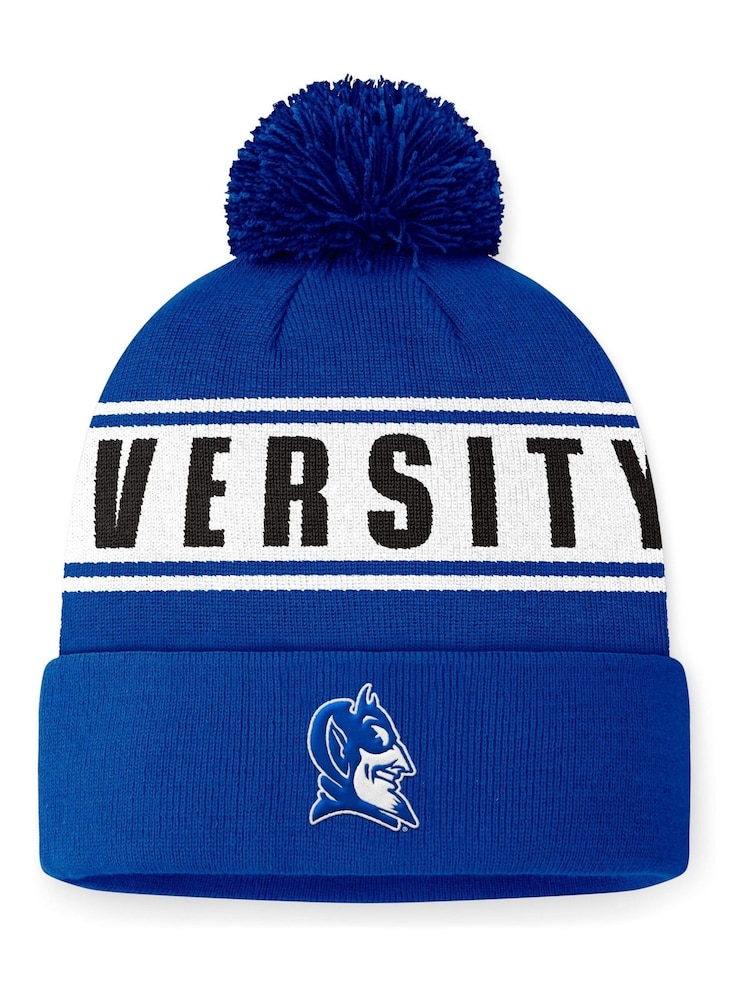 Fanatics Blue College Duke Blue Devils Winter Cuffed Pom Knit Hat - Image 1 of 1