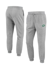 Fanatics Grey NFL New York Jets Primary Logo Graphic Fleece Joggers - Image 1 of 3