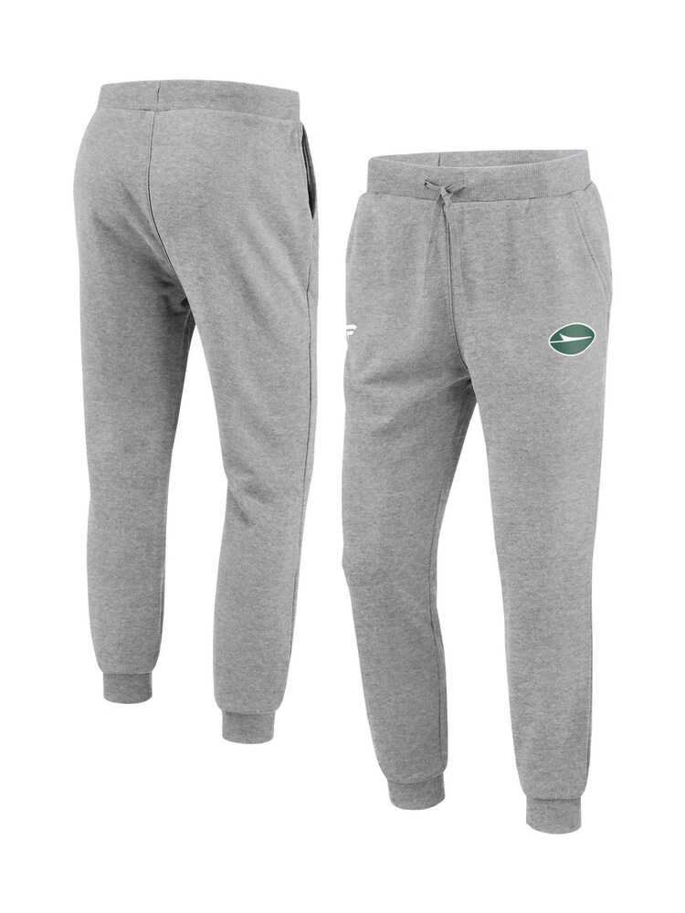 Fanatics Grey NFL New York Jets Primary Logo Graphic Fleece Joggers - Image 1 of 3