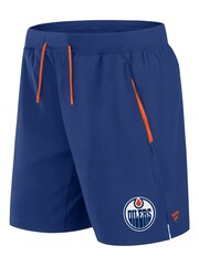 Fanatics Blue NHL Edmonton Oilers Authentic Pro Rink Performance Shorts - Image 2 of 3