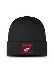 Fanatics NHL Detroit Red Wings Authentic Pro Rink Prime Cuffed Black Winter Beanie - Image 1 of 2