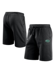 Fanatics NFL New York Jets Primary Logo Graphic Fleece Black Shorts - Image 1 of 3