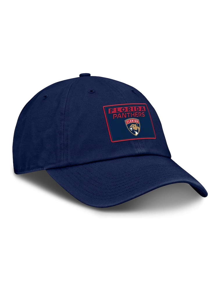 Fanatics Blue NHL Florida Panthers Authentic Pro Rink Prime Unstructured Adjustable 100% Cotton Cap - Image 2 of 3 Fanatics Blue NHL Florida Panthers Authentic Pro Rink Prime Unstructured Adjustable 100% Cotton Cap - Image 2 of 3
