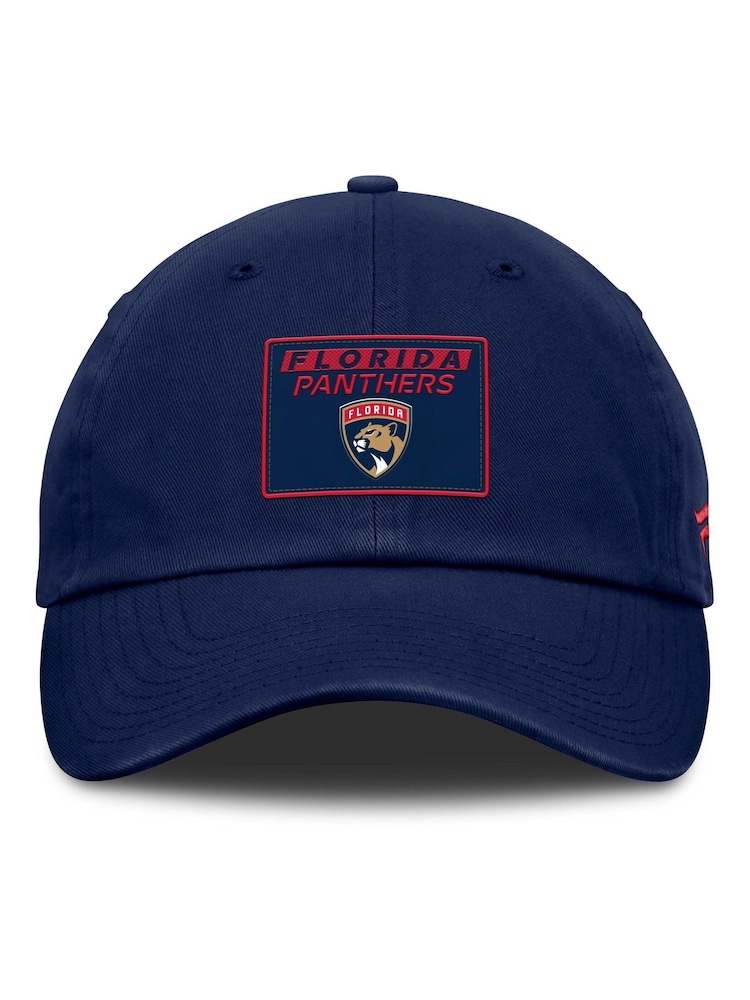 Fanatics Blue NHL Florida Panthers Authentic Pro Rink Prime Unstructured Adjustable 100% Cotton Cap - Image 3 of 3