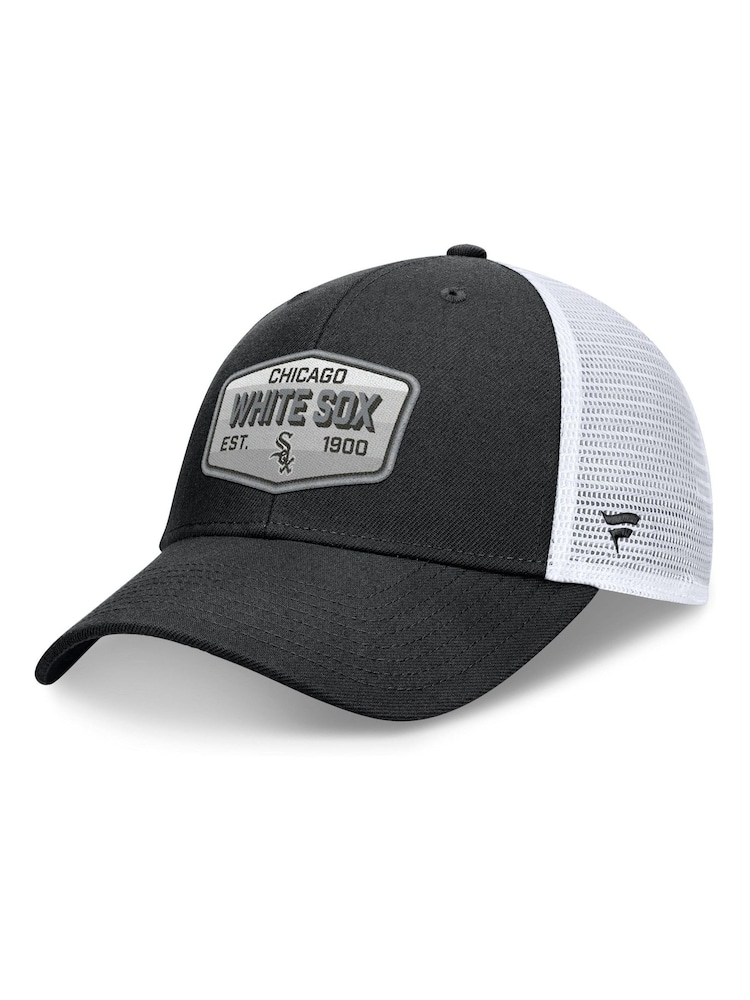 Fanatics MLB Chicago Sox Unstructured Meshback Snapback 100% Cotton Balck Hat - Image 1 of 3