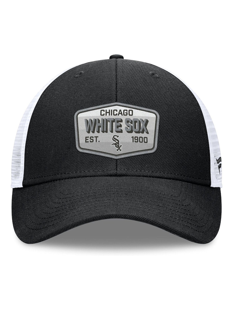 Fanatics MLB Chicago Sox Unstructured Meshback Snapback 100% Cotton Balck Hat - Image 2 of 3