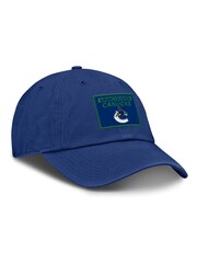 Fanatics Blue NHL Vancouver Canucks Authentic Pro Rink Prime Unstructured Adjustable 100% Cotton Cap - Image 1 of 3