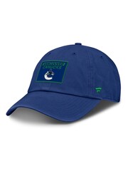 Fanatics Blue NHL Vancouver Canucks Authentic Pro Rink Prime Unstructured Adjustable 100% Cotton Cap - Image 2 of 3