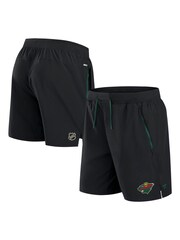 Fanatics NHL Minnesota Wild Authentic Pro Rink Performance Black Shorts - Image 1 of 3
