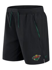 Fanatics NHL Minnesota Wild Authentic Pro Rink Performance Black Shorts - Image 2 of 3