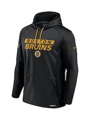 Fanatics NHL Boston Bruins Authentic Pro Rink Poly Fleece Pullover Black Hoodie - Image 2 of 3