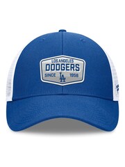 Fanatics Blue MLB Los Angeles Dodgers Unstructured Meshback Snapback 100% Cotton Hat - Image 2 of 3