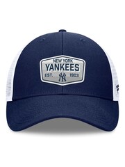 Fanatics Blue MLB New York Yankees Unstructured Meshback Snapback 100% Cotton Hat - Image 3 of 3