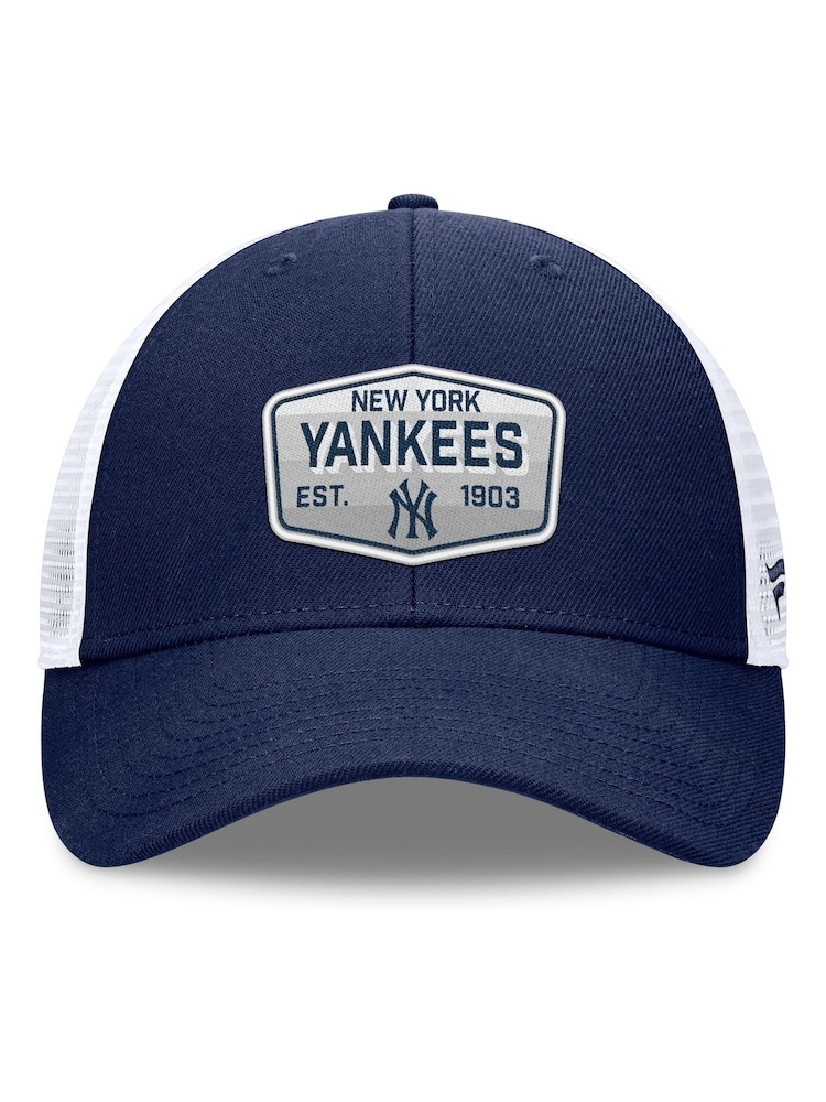 Fanatics Blue MLB New York Yankees Unstructured Meshback Snapback 100% Cotton Hat - Image 3 of 3