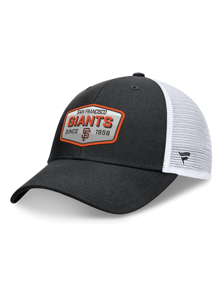 Fanatics MLB San Francisco Giants Unstructured Meshback Snapback 100% Cotton Black Hat - Image 1 of 3