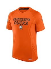 Fanatics Orange NHL Anaheim Ducks Authentic Pro Rink Tech Short Sleeve T-Shirt - Image 3 of 3