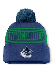 Fanatics Blue NHL Vancouver Canucks Winter Beanie Cuff W/Pom - Image 1 of 1