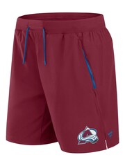 Fanatics Red NHL Colorado Avalanche Authentic Pro Rink Performance Shorts - Image 2 of 3