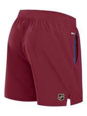 Fanatics Red NHL Colorado Avalanche Authentic Pro Rink Performance Shorts - Image 3 of 3