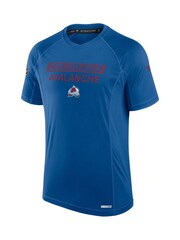 Fanatics Blue NHL Colorado Avalanche Authentic Pro Rink Tech Short Sleeve T-Shirt - Image 3 of 3