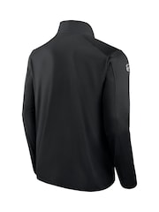 Fanatics NHL San Jose Sharks Authentic Pro Rink Full-Zip Fleece Black Jacket - Image 2 of 3