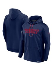 Fanatics Blue NHL Washington Capitals Authentic Pro Rink Poly Fleece Pullover Hoodie - Image 1 of 3
