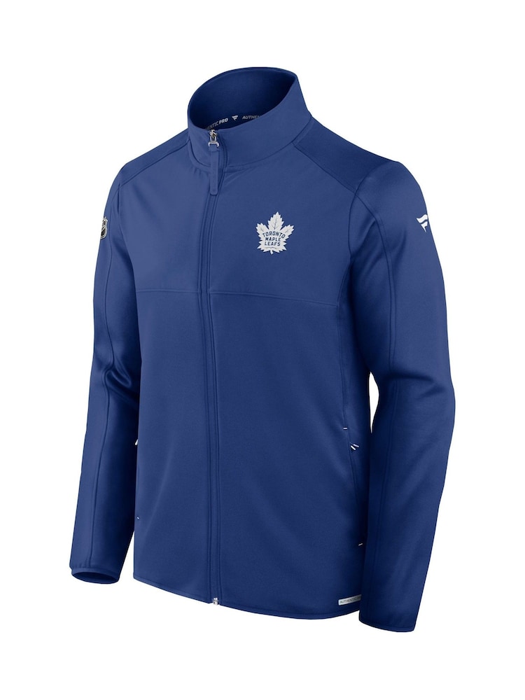 Fanatics Blue NHL Toronto Maple Leafs Authentic Pro Rink Full-Zip Fleece Jacket - Image 2 of 3